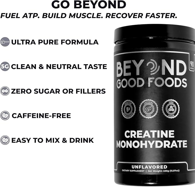 Vegan Protein &amp Creatine Bundle Chocolate Pea &amp Brown Rice Protein Powder + Unflavored Creatine Monohydrate Low Carb Gluten Free Sugar Free Muscle Recovery &amp Performance Support