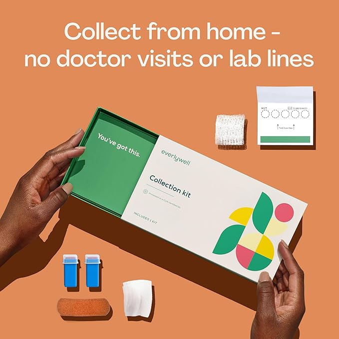 Everlywell At-Home Vitamin D and Inflammation Test Collection Kit for Women and Men with Accurate Results from a CLIA-Certified Lab Within Days for Ages 18 Plus