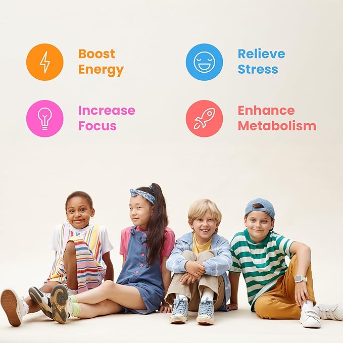 NutraChamps Vitamin B Complex for Kids B1 B2 B3 B6 B7 B9 &amp Methyl B12 Kids B Complex Liquid Drops Supplement Energy Focus Metabolism Natural Berry 120 Servings 4 Month Supply