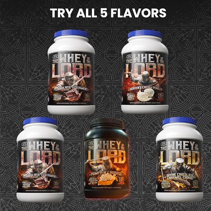 Heaven's Cream Whey Protein Isolate – Premium Muscle Growth &amp Recovery Shake – Rich Flavor Smooth Mix Amino Acid Support for Daily Use (Vanilla)