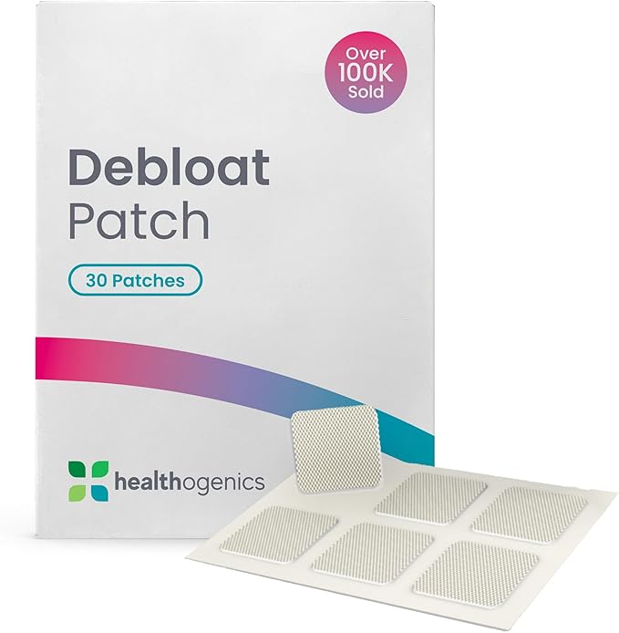 Debloat Patch – Easy Daily Patch with Dandelion Fennel Ginger &amp Choline – Gentle Digestion &amp Fluid Balance Support Non-Laxative Convenient Transdermal Option