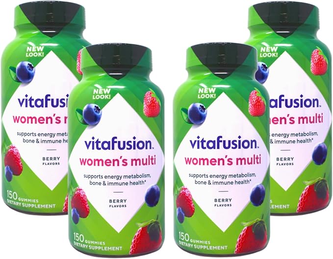 Vitafusion Women's Gummy Vitamins 150 Count (4 Bottles)