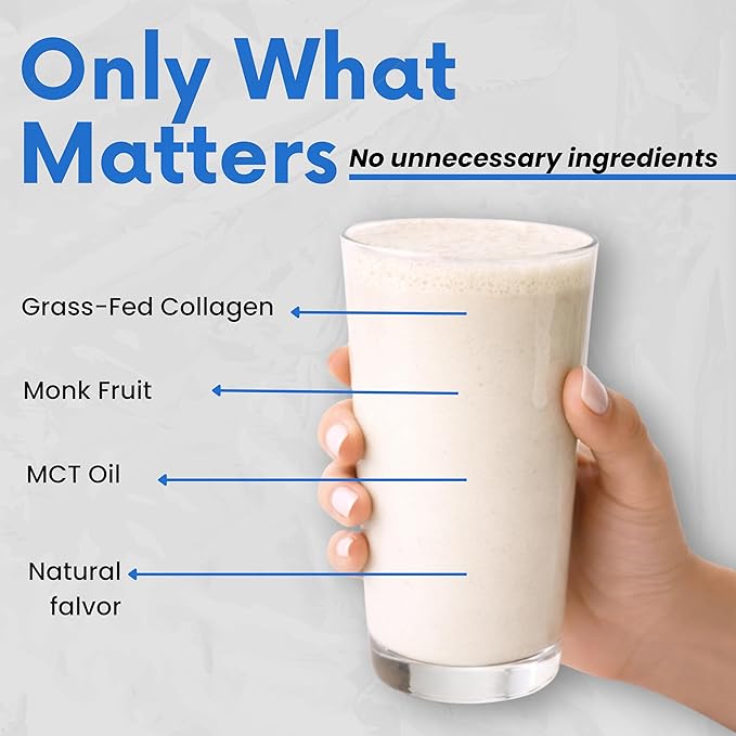 Nutri11 NutriBreakfast by Nutrillermo/Keto Protein Collagen Powder with MCT Oil/MCT Oil Powder with Collagen/Keto Collagen Peptides Powder with Grass-Fed Bovine Collagen Type I &amp III (15.9 Vanill
