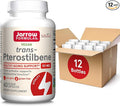 Jarrow Formulas Pterostilbene 50mg for Antioxidant Support Dietary Supplement Supports Healthy Aging 60 Veggie Capsules 60 Day Supply(Pack of 12)