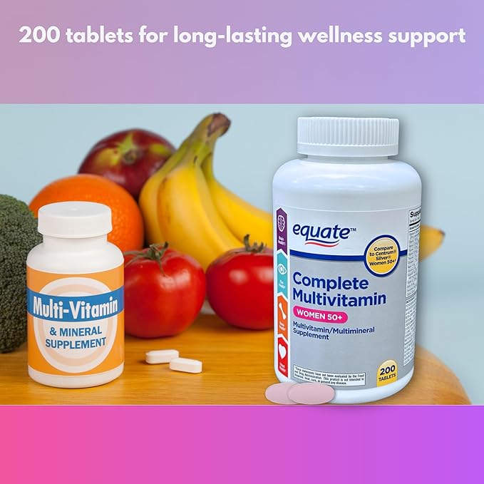 Multivitamin Multimineral Women 50 Plus- Tablets 200ct (Pack of 1)