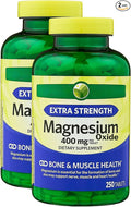KP+ Magnesium Oxide 400 mg | 250 Tablets | Supports Bone Nerve &amp Muscle Health | Extra Strength Magnesium Supplement | Pack of 2