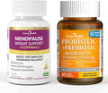 Daily Gut &amp Hormonal Wellness Bundle – 60B Probiotic with 19 Strains + Akkermansia for Menopause Support with Herbal Blend丨2-in-1 Digestive &amp Metabolism Care