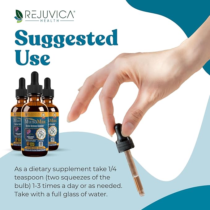 MunoMax - Advanced Immune Support Supplement - Liquid Delivery for Better Absorption - Echinacea Astragalus Reishi Goldenseal Elderberry &amp More!