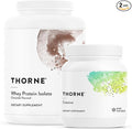THORNE - Performance Whey Protein Isolate &amp Creatine Combo - Boost Muscle Support and Energy - NSF Certified for Sport - 30 to 90 Servings