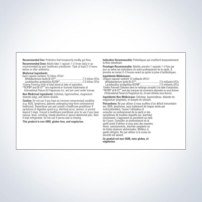 Metagenics UltraFlora Balance Probiotic - Shelf-Stable Daily Gut Health Supplement for Digestive &amp Immune Support* - Non-GMO &amp Gluten-Free - 60 Capsules