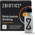 ZBiotics — Feel Better After Drinking Wake Up Refreshed Science-Backed Patented Probiotic for Easier Mornings Travel-Friendly 3-Pack of 0.47 Fl Oz Bottles