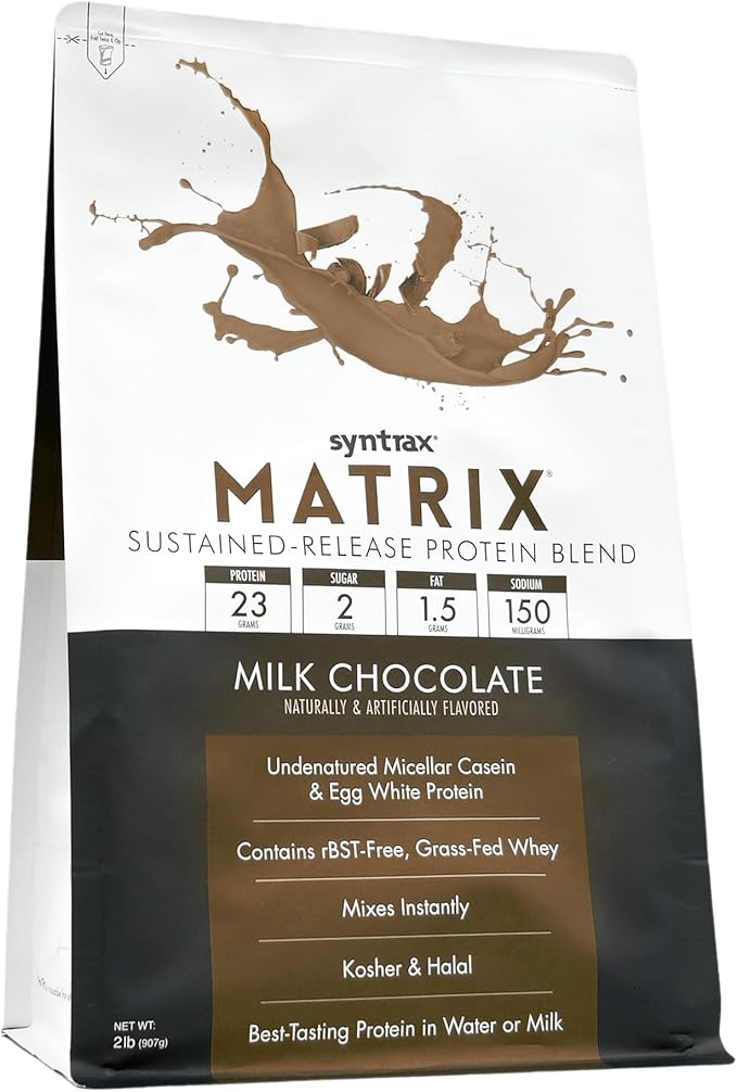 Syntrax Nutrition Matrix - Sustained-Release Protein Blend Milk Chocolate 2 lbs.