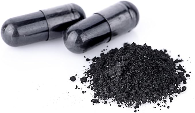 Wild Foods Activated Charcoal Capsules | 100% Organic Coconut Shells Active Tablets | Lab Tested &amp Non-GMO Pills | Made in USA (120 Capsules)