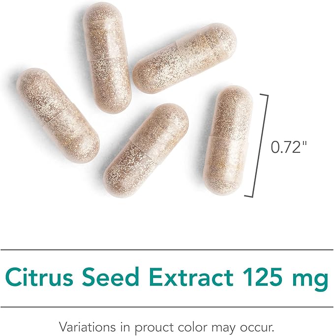 Nutricology Citrus Seed Extract Supplement - Grapefruit Seed Extract 250mg Supports Metabolic Function Vegetarian Capsules - 150 Count