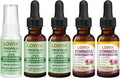 LOVITA Advanced Herbal Bundle - 2 Propolis Drops 1 Throat Spray &amp 2 Echinacea Liquids High Potency Bioflavonoids &amp Elderberry (5 Pc Set)