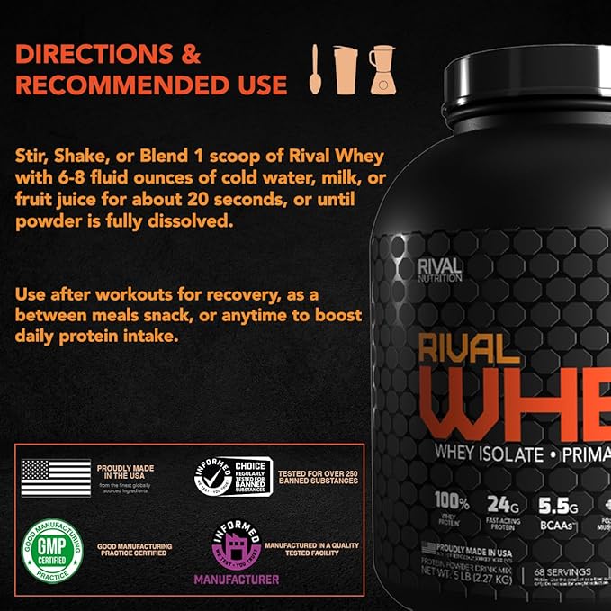 Rival Whey Chocolate Peanut Butter 5lb