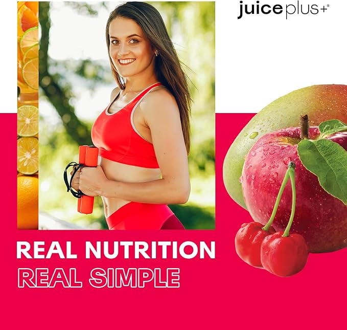 JuicePlus+ Fruit &amp Vegetable Blend Soft Chews - Tasty Vegan Fruit Veggie Gummy Vitamins for Adults &amp Kids - 4 Month Supply 4 packs (2 of each flavor)