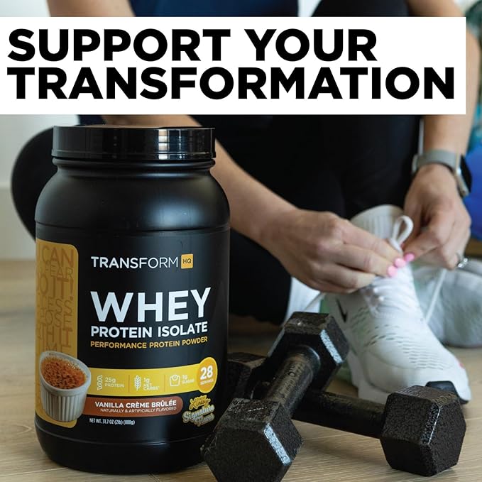 TransformHQ Whey Protein Isolate (WPI) Chocolate Dipped Cone Flavored 28 Servings - Performance Protein Powder