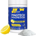 Magtein Magnesium L-Threonate Glycinate &amp Taurate - MagTech Magnesium Powder - Sugar Free Lemonade Drink - 200mg Chelated Triple Complex - Supports Relaxation &amp Brain Health* - 30 Servings