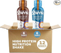 OWYN Only What You Need High Protein Shake Chocolate and Vanilla Flavored 26g Protein 0g Sugar 3g Fiber Dairy Free Plant Based Protein Drink 12 Count