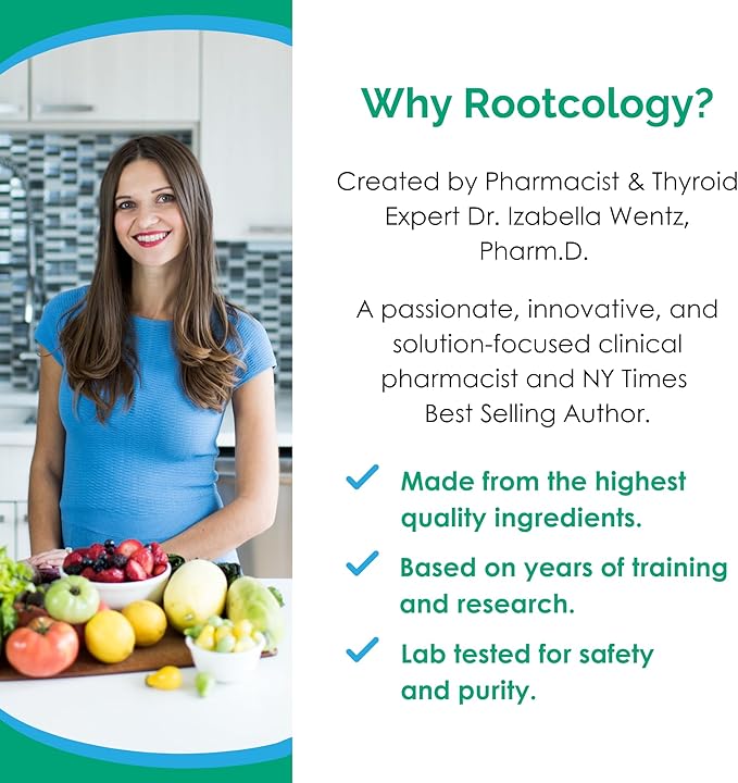 Rootcology by Dr. Izabella Wentz | Magnesium Citrate Powder | 300mg Magnesium for Relaxation and Regularity Support | Natural Mixed Berry Flavor | 270g / 60 Servings
