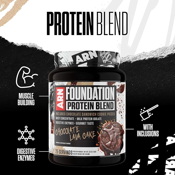 Arms Race Nutrition | ARN | Foundation Protein Blend (2 Pounds Strawberry Shortcake)