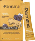 Immune Support Drink Mix - Immune Support with Mushrooms and Botanicals - Antioxidant-Rich Vitamin D &amp C Blend - Daily Immune Booster with Organic Ingredients - Spicy BlackBerry Ginger