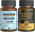 Probiotic 100 Billion CFU + 120 Billion CFU for Gut &amp Digestive Health Vegan Acidophilus Probiotic Supplement