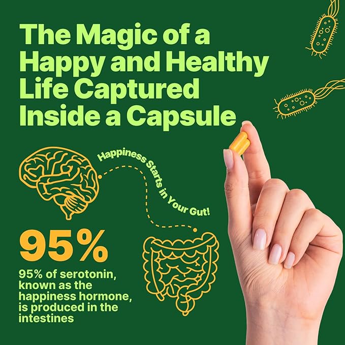 Akkermansia Muciniphila + Probiotic Postbiotic &amp Inulin - Gut Health Supplement for Digestion Immune Support - 10 Billion CFU Vegan &amp Gluten-Free