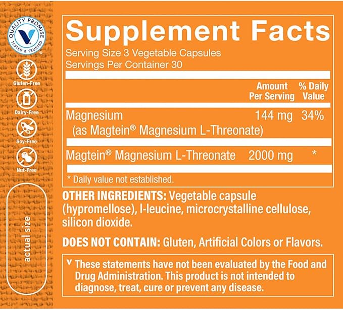 The Vitamin Shoppe Magnesium - Muscle Relaxation Bone Health &amp Energy Production Support Daily Mineral (90 Vegetable Capsules)
