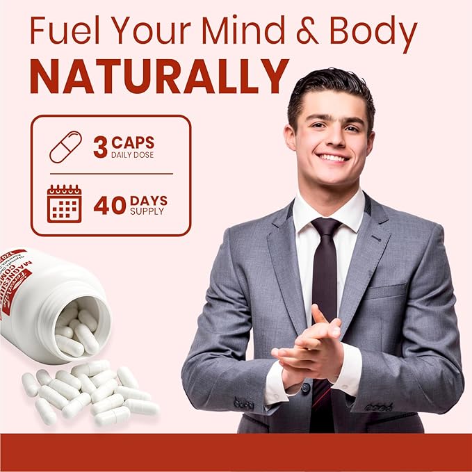 Magnesium Complex 420mg 8-in-1 Blend with Glycinate Chelate Citrate &amp Malate 120 Capsules 40 Day Supply Non-GMO &amp Gluten Free High Absorption Magnesium Supplement for Men and Women