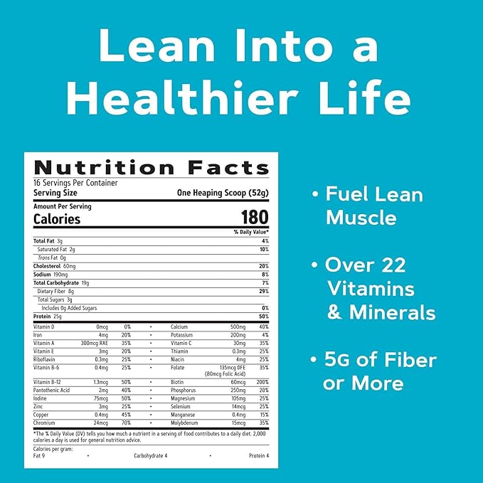 GNC Total Lean Lean Shake 25 - Cookies and Cream (16 Servings)