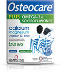 Vitabiotics Osteocare Plus 2-in-1 Formula - Calcium 800mg with Vitamin D3 Magnesium Zinc and Omega-3 | Bone Health and Immunity Multivitamin Supplement for Men and Women - 90 Tablets
