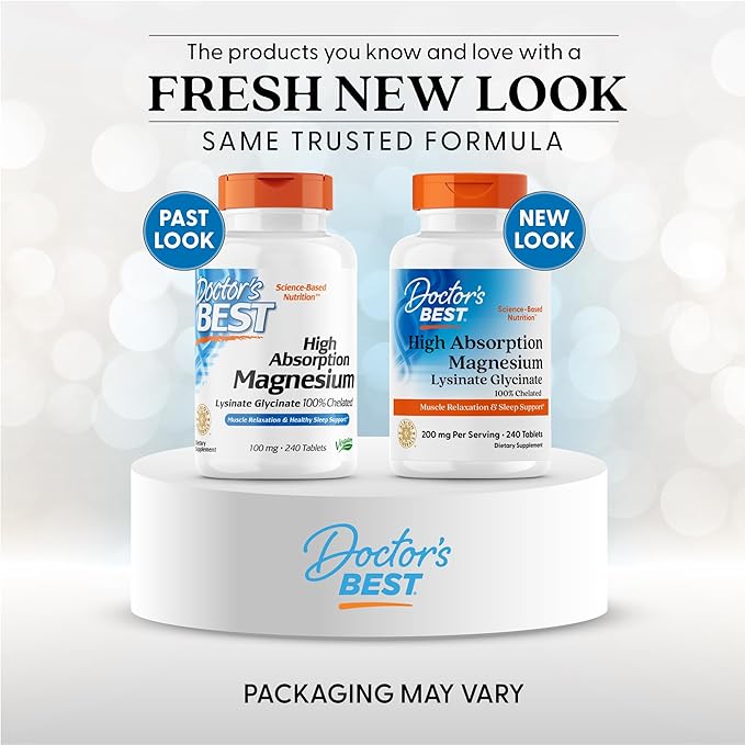 Doctor's Best High Absorption Magnesium Elemental 240 Count
