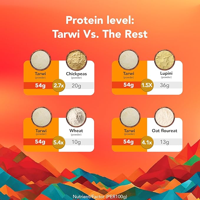 It's Good Energy Tarwi Bean (Chocho) Protein Powder – Plant-Based Vegan Protein | Rich in Fiber Superfood Dairy-Free Low Carb Keto Friendly No Added Sugar | 16oz Pouch