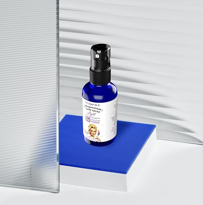 No Crap In It Magnesium Spray Triple Action!- Your Way to Wellness | Immediate Relief with Our Unique Magnesium Glycinate Citrate Chloride Blend Spray (Light)