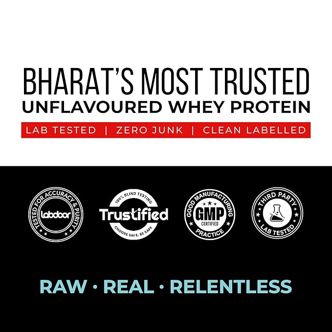AS-IT-IS Nutrition Whey Protein Isolate 90% - 500 Gms/17.6 Oz | Protein 27g &amp Bcaa 5.9g Per Serving Unflavoured Cross-flow Microfiltered Natural Zero Fat Zero Sugar