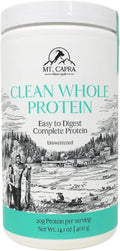 Mt. Capra Clean Whole Protein | Grass-Fed Goat Protein with Whey and Casein Protein | No Bloat Build and Maintain Muscle 20 g Protein per Serving No Sweeteners | 13 Servings - 400 g