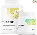 THORNE - Muscle Support Bundle - Whey Protein Isolate Vanilla &amp Creatine - NSF Certified - 30 to 90 Servings