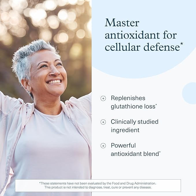 Youtheory Liposomal Glutathione with Resveritrol Vegetarian 60 Count Promotes Healthy Aging from Within