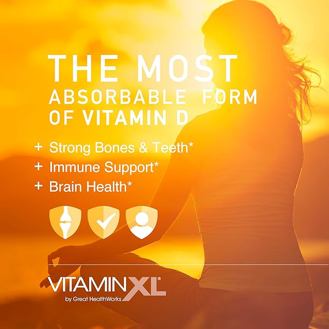 OmegaXL Joint Support Supplement - 60 Softgels &amp VitaminXL D3 High Potency Daily Vitamin D 5000 IU 125mcg Immune Support Supplement (30 Softgels) - 2 Pack