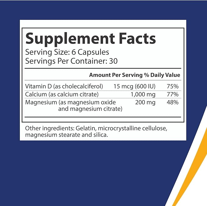 Building Blocks Calcium Citrate Capsule for Bariatric Patients 180 Count 30 Day Supply