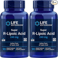 Life Extension Super R-Lipoic Acid 240mg 90 Veg Capsules (Pack of 2)