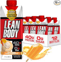 LABRADA Lean Body Ready-to-Drink Orange Creamsicle Protein Shake 40g Protein Whey Blend 0 Sugar Gluten Free 22 Vitamins &amp Minerals 17 Fl Oz (Pack of 12)