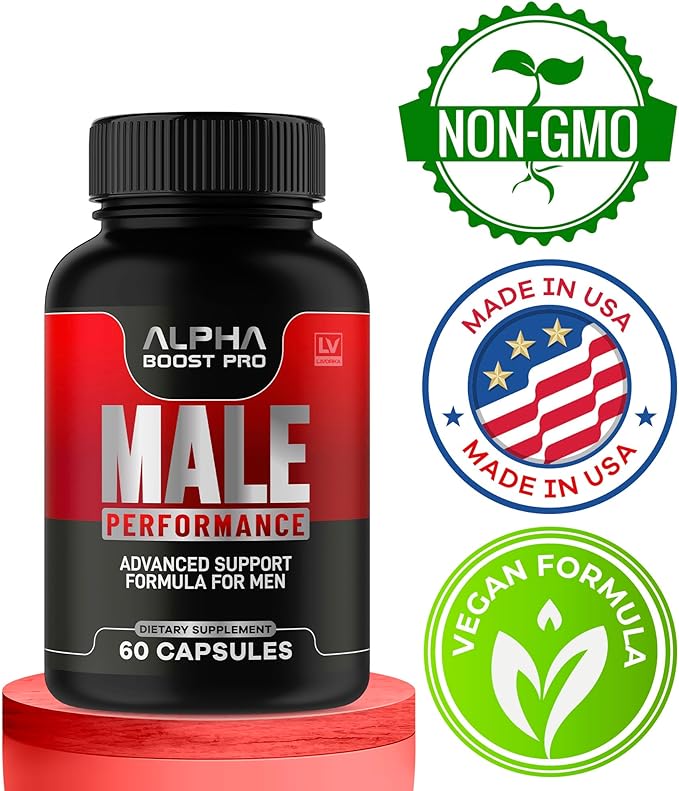 (2 Pack) Alpha Boost Pro Capsules Alpha Boost Pro Official Advanced Formula AlphaBoost Pro All Natural Pills Alfa Boost Pro for Overall Health Alpha Boost Pro Reviews 120 Capsules for 2 Months