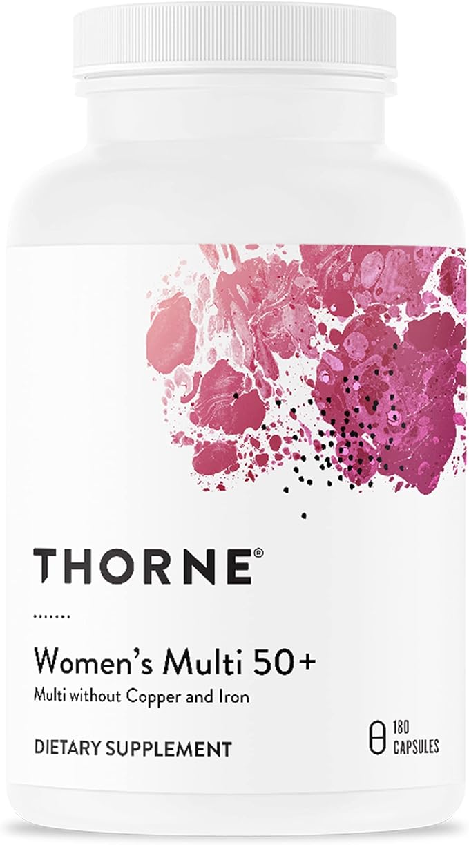 THORNE - Active Aging Multivitamin Bundle - Tailored Nutrition for Men &amp Women 50+ - 30 Servings