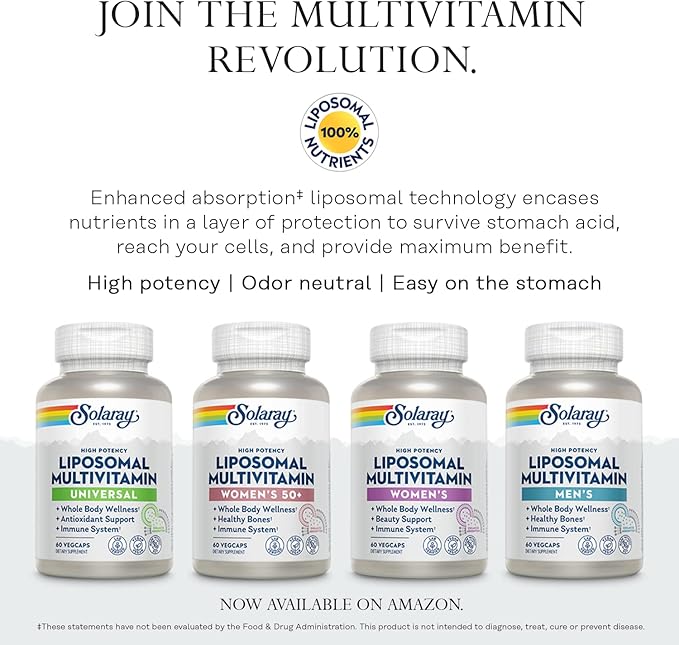 SOLARAY Once Daily High Energy Multiple &amp QBC Plex Bundle | Energy Respiratory &amp Immune Support Formulas | 180 150ct