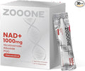 zooone NAD+ Supplement 1000mg Liquid Packets – Nicotinamide Riboside &amp Resveratrol Formula – Premium NAD Supplements for Men &amp Women – Boosts Cellular Energy Supports Healthy Aging &amp Vita