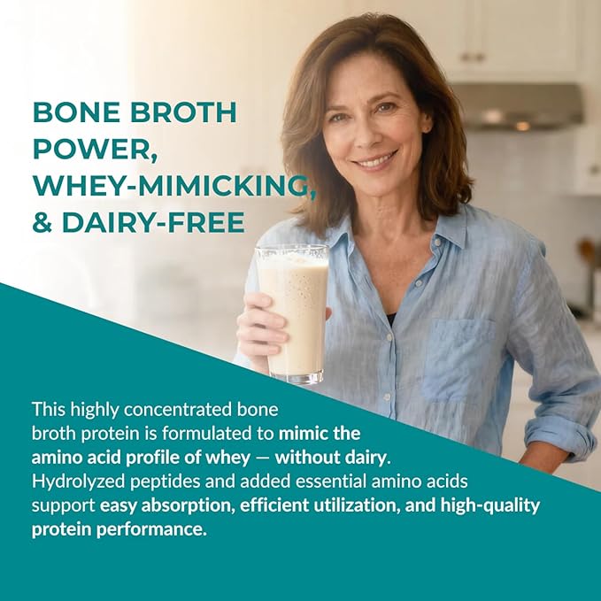 Reignite Wellness by JJ Virgin | Vanilla Paleo-Inspired All-in-One Shake | Gluten Free + Dairy Free Protein Powder | Contains 20G of Beef Protein with Vitamins Minerals Amino Acids | 30 Servings