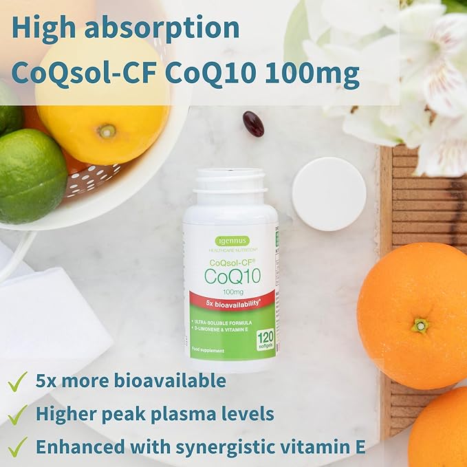 Multivitamin &amp Minerals for Women + High Absorption CoQ10 100mg 120 Softgels Energy Bundle Sustained Release Advanced Multivitamin + CoQ10 with Vitamin E &amp D-Limonene by Igennus